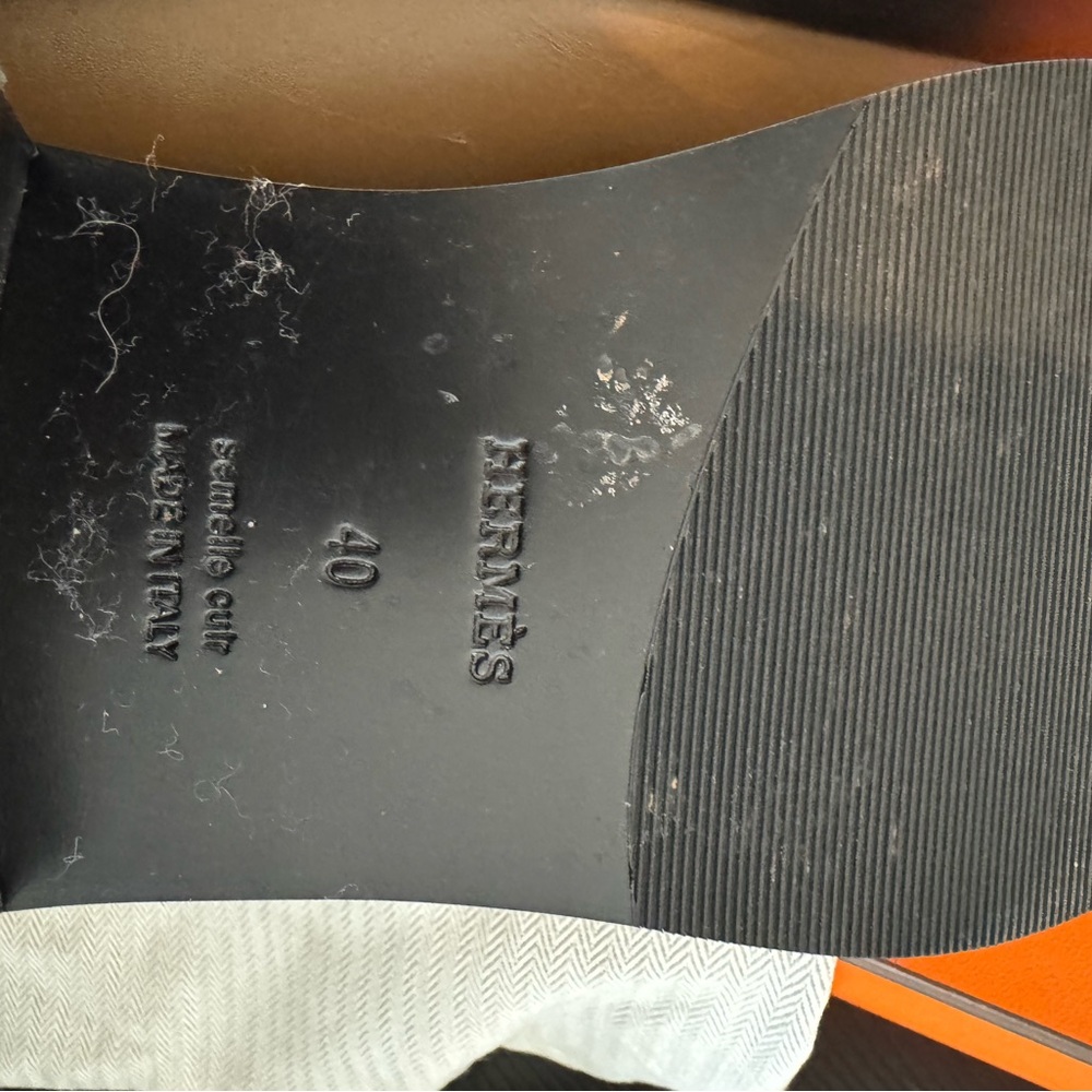 Hermes “Hot” Loafers with Silver Buckle - Picture 6 of 9